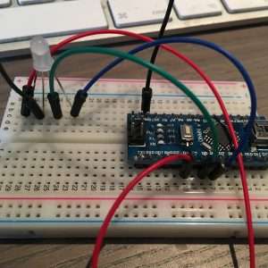 Wiring up the RGB LED pins with Arduino