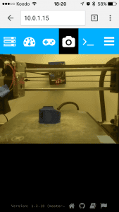 Expertly installed 3d printer enclosure temperature monitor