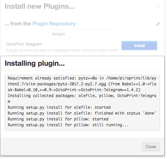 OctoPrint plugin