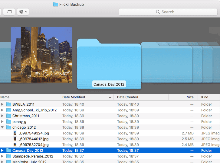 Flickr Backup
