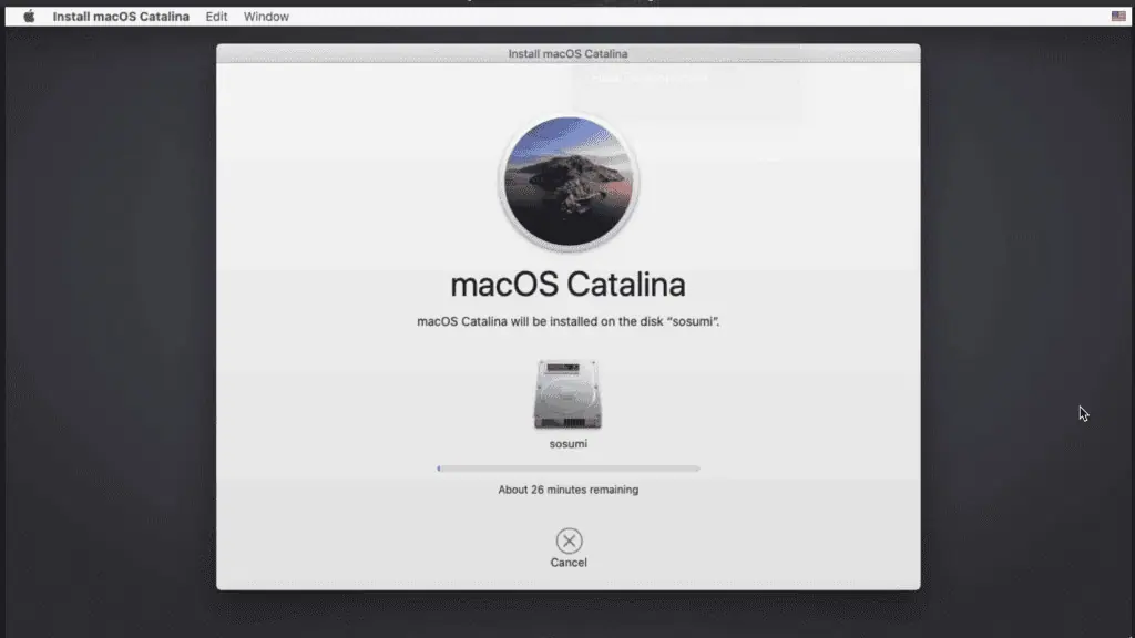 macosx catalina running on ubuntu via sosumi kvm