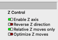 enable Z axis