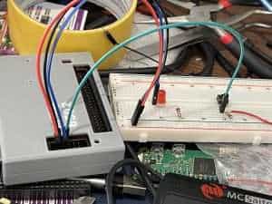 Read a button press on the Neo6502 gpio
