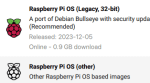 Light OS is found under "other"