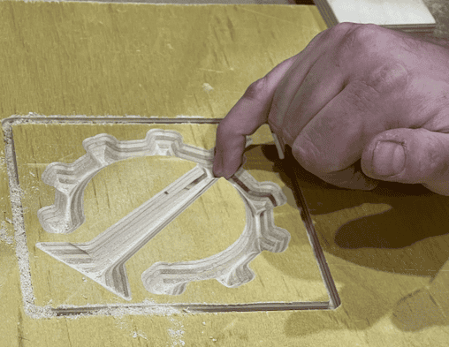 3D test carve of an STL file from Fusion360