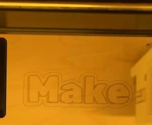 600mm/sec engraving on the WeCreat Vision
