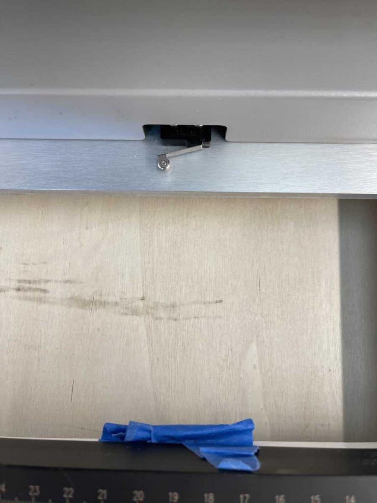 omtech polar 350 crumb tray safety