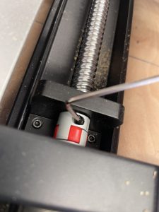 Precision stepper motor and lead screw mechanism for 3D printing or CNC machines.