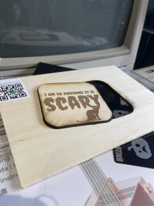 xtool f2 plywood  coaster