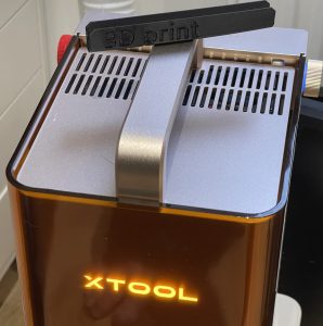 3D print filament extruder on a metallic XTOOL machine, ideal for custom 3D printing projects.