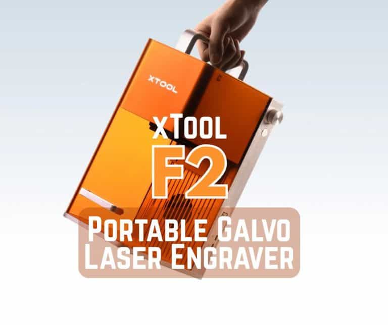 xTool f2 portable galvo laser engraver