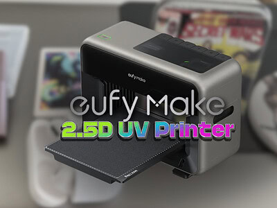 A device for 2.5D UV printing, ideal for DIY projects and custom designs.
