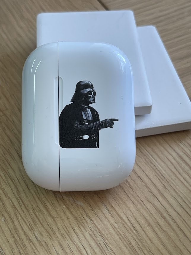 eufyMake printed wireless earbuds case with Darth Vader design