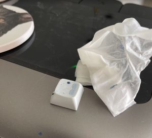 Prints aren't necessarily permanent, especially right after printing
