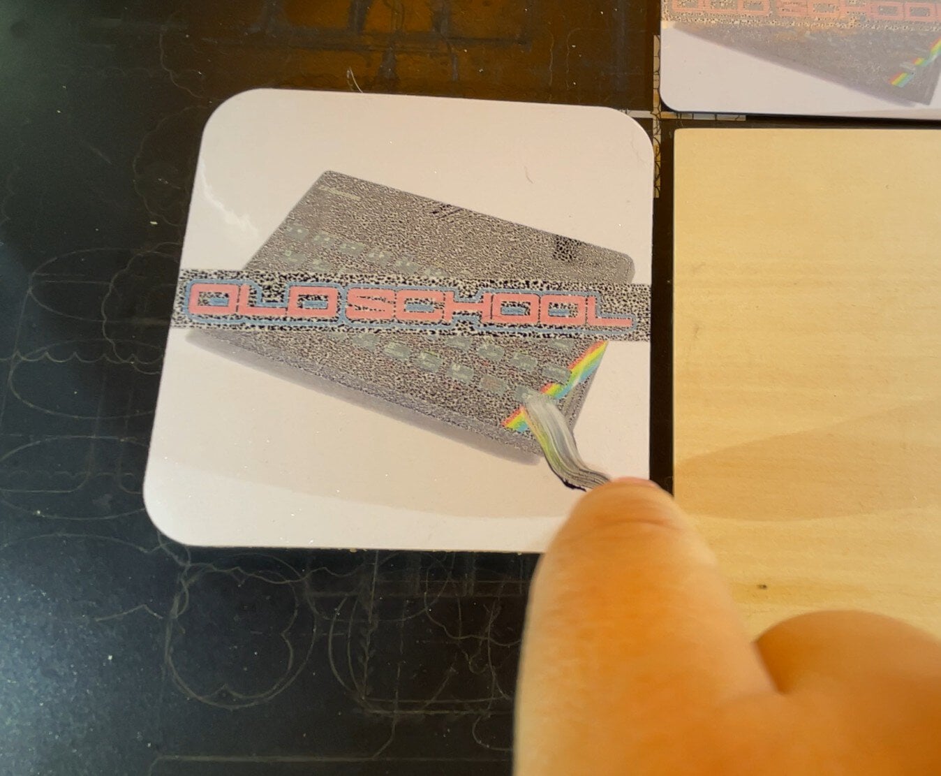 Without preparation, there are a lot of surfaces you can't print on