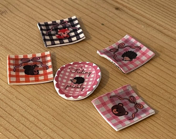 Shrinkies printed and laser cut on the M2 