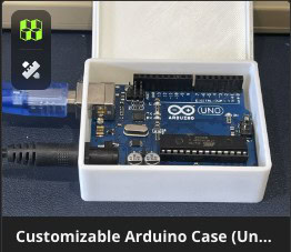 Arduino Uno inside a customisable case