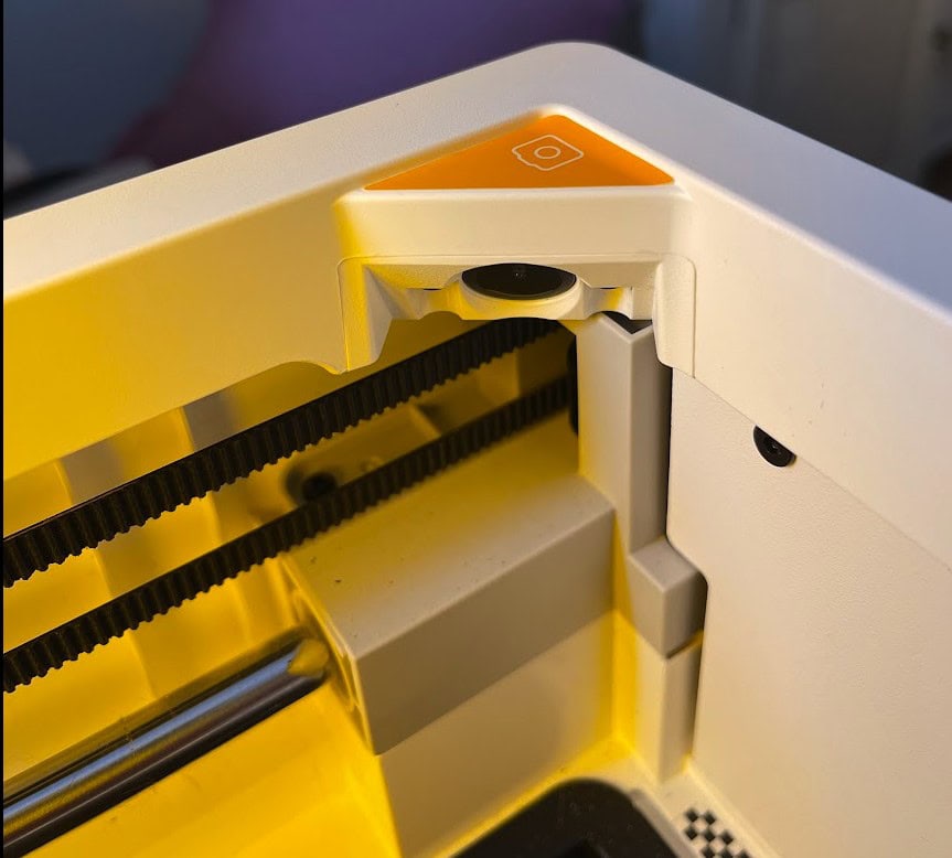 Close-up of xTool M2 laser engraver camera 3