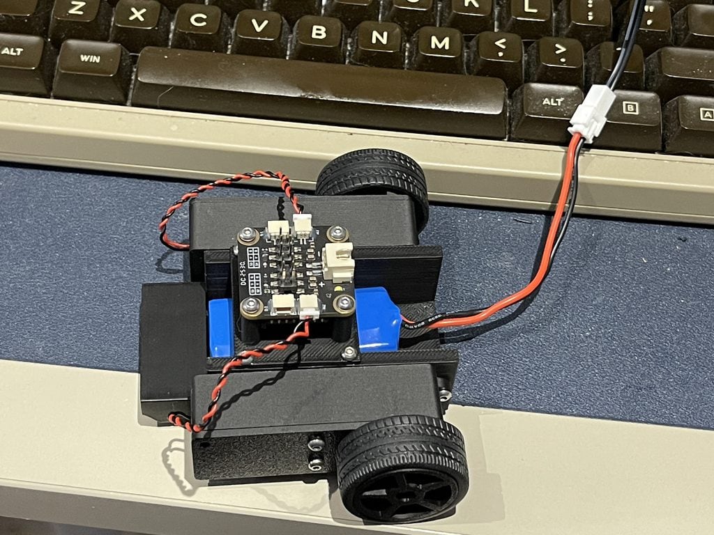 SimpleBot getting charged up